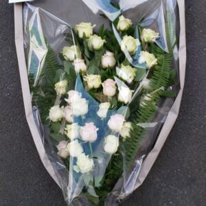 Gerbe Roses Blanche