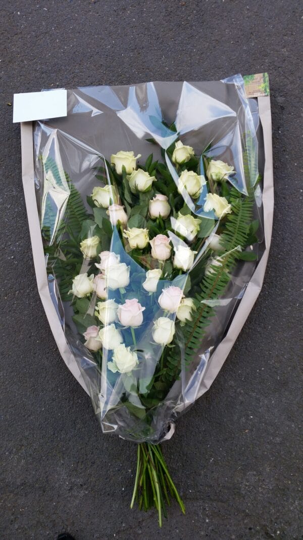 Gerbe Roses Blanche
