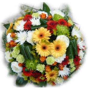 Coussin rond Coloré