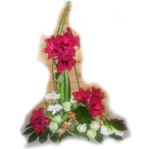 Devant de cercueil Amaryllis Elegant