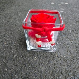 Rose Éternelle Rouge Cœur