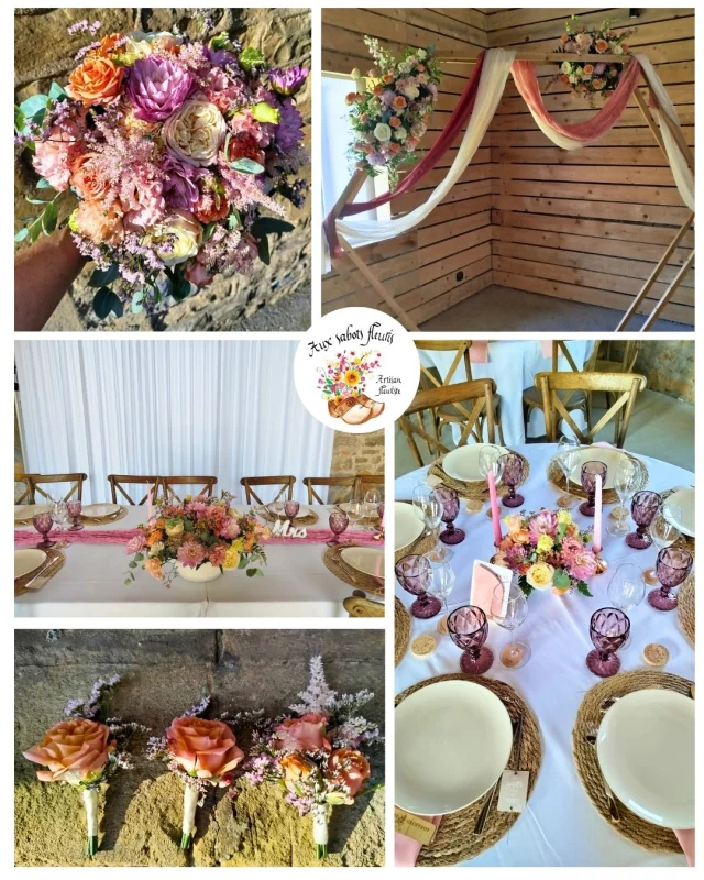🤍✨ Les beaux mariages de l'été continuent… ✨
Quel bonheur de faire partie de ces journées uniques en imaginant des créations florales qui accompagnent chaque "oui" 💐
Bouquet de mariée, décoration de cérémonie, centres de table… Chaque réalisation est pensée avec passion pour sublimer votre histoire.
Merci à tous les mariés pour leur confiance. C'est une immense fierté de contribuer, à notre manière, à l'un des plus beaux jours de votre vie. 🤍

💍 Vous préparez votre mariage ? Marie et son équipe sont à vos côtés pour donner vie à toutes vos envies florales.

📍 Aux Sabots Fleuris – 20 rue Saint-Louis à Charleville-Mézières.